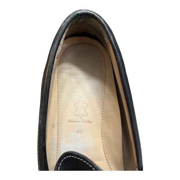 Ecco Moc Classic Black Leather Driving Loafers Men’s Size 9.5 / 43 Slip On main image 13